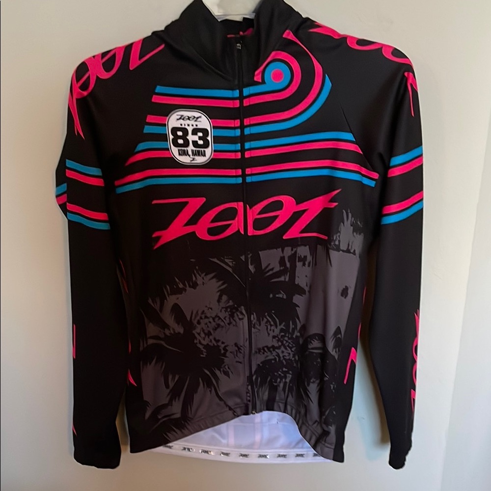 Zoot Black and Pink Cycling Jacket